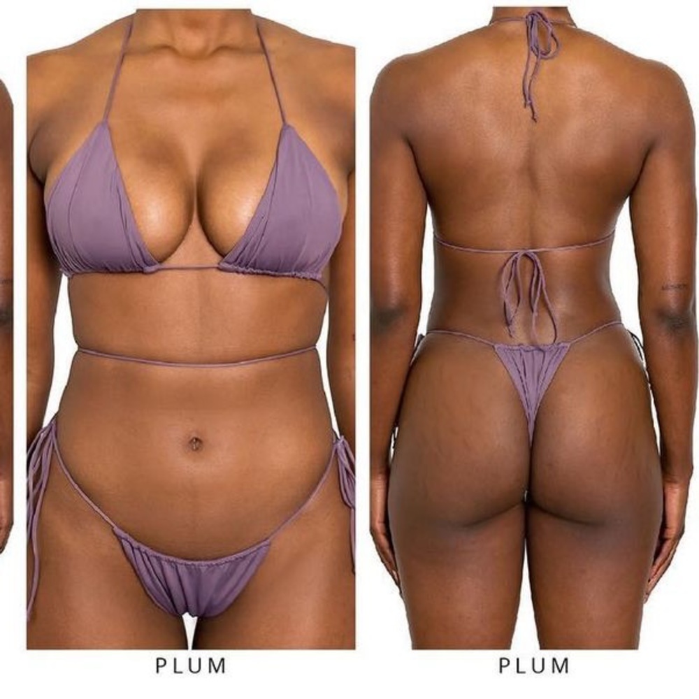 Riot swim bixie bottom plum small NWOT